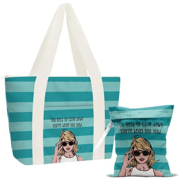 Beach Bag Wet Bag Waterproof Sandproof Beach Tote Friends Travel <3 - Picture 1 of 6